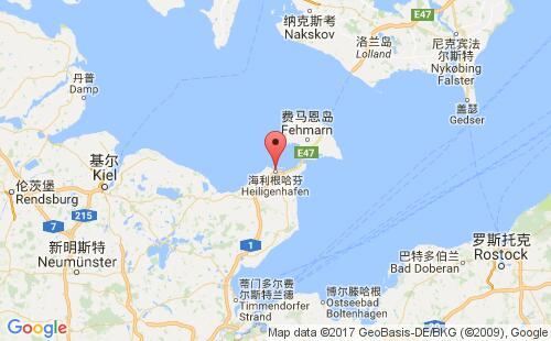 海利根港港口地图